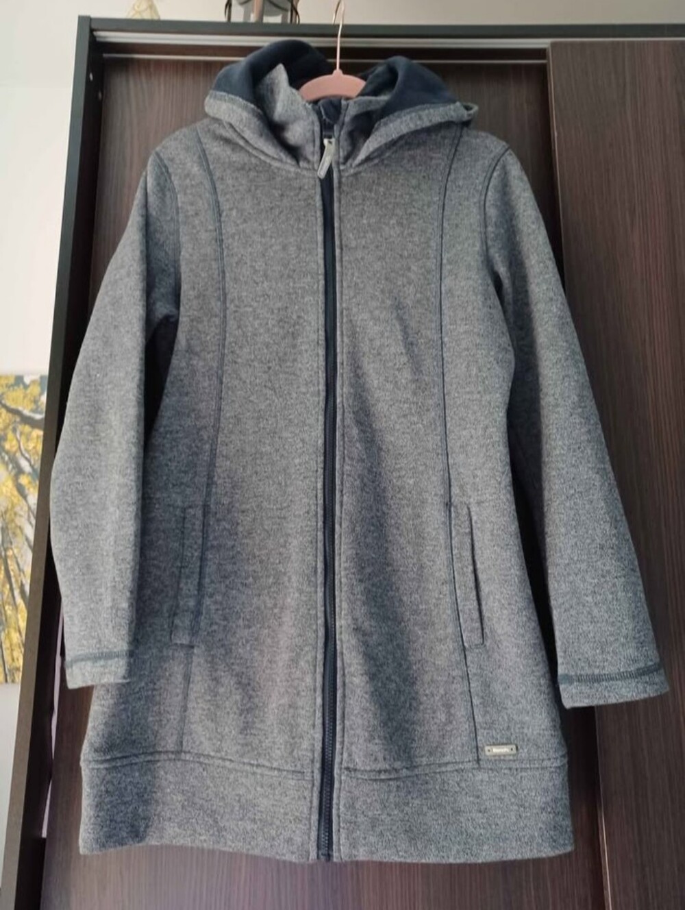 Bench Navy-Gray Hoodie with Navy Lining - Size M